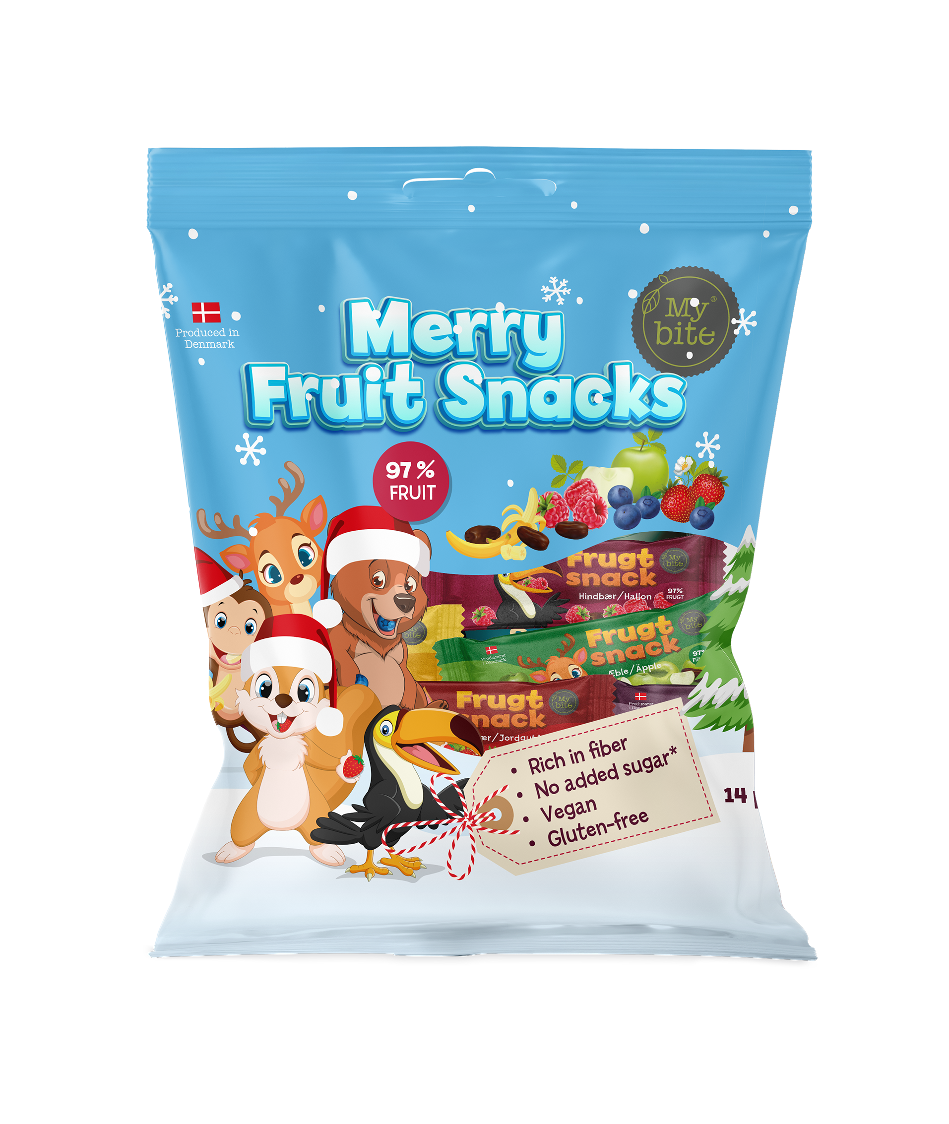 Christmas Fruit Snacks Mix